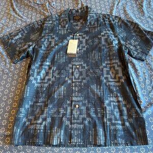 Pendleton Camp Collar Short Sleeve Shirt NWT